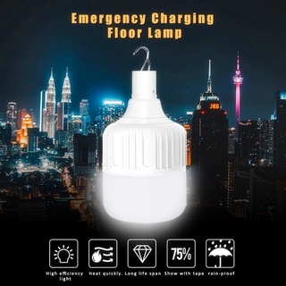 Bóng đèn led sạc tích điện 50w có móc treo thông minh