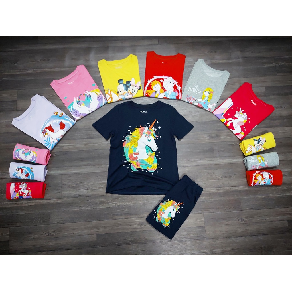 VNXK-SET 1 BỘ ĐỒ CHO BÉ GÁI-HIỆU PLACE, FORM RỘNG-MÃ BBG01