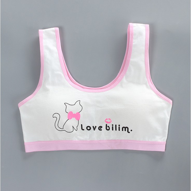 Bra / Áo Lá Học Sinh Mút Mỏng Love Billim Xuất Hàn ( AL : 039 ) Hàng Loại Đẹp.