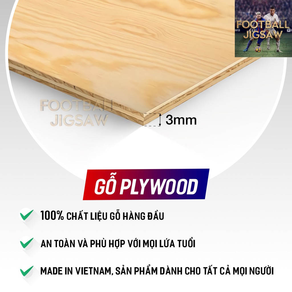 Bộ xếp hình cầu thủ david beckham club manu , bộ ghép hình 300-500 mảnh, đồ chơi FJ104