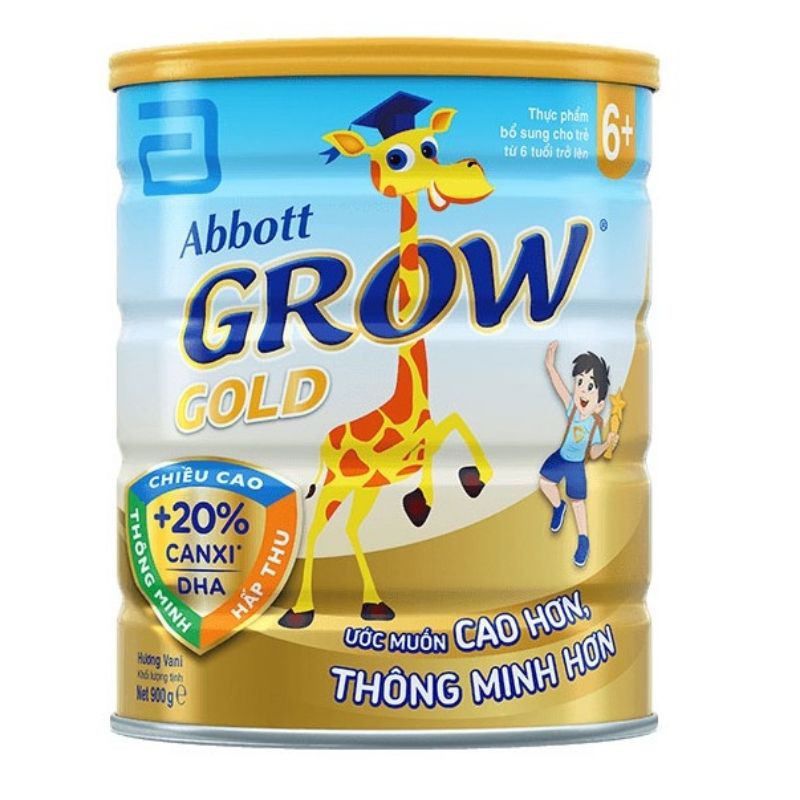 sữa bột Abbott grow lon 900g sẵn đủ số