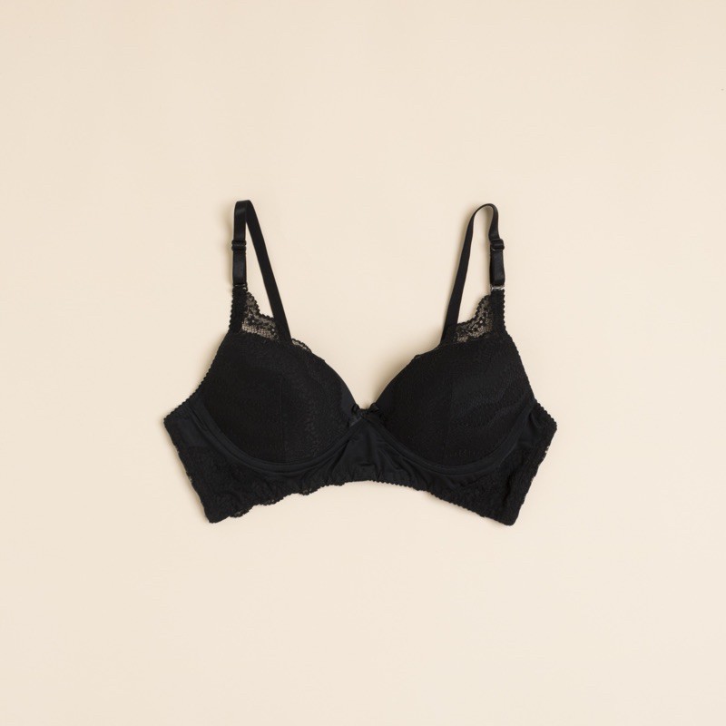 Áo ngực không gọng Lamluy Bra Ren Đen V2 nâng ngực tốt