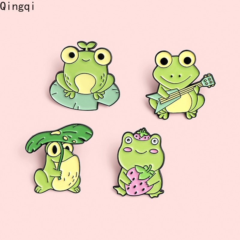 Ghim cài áo MISS ZOE hình chú ếch mắt to đáng yêu