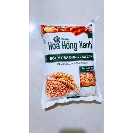 1kg Bột mì Hoa Hồng Xanh cao cấp dùng làm bánh bao, bánh gối