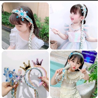 Bờm tóc giả Elsa, bờm vương miện cho bé siêu xinh