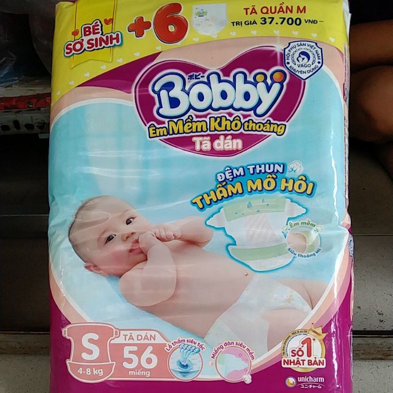 TÃ DÁN BOBBY SIZE S56 MIẾNG TẶNG 6 TÃ QUẦN,