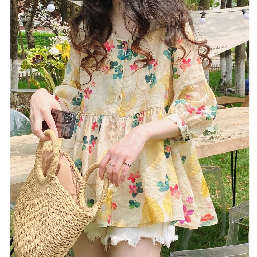 Áo babydoll mỏng nhẹ cho ngày hè