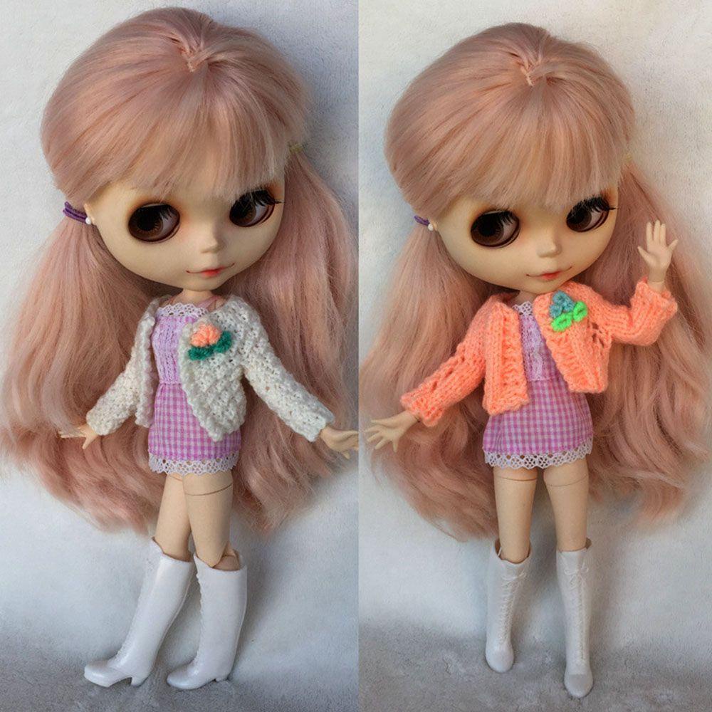 RAINBOW Áo Len Dệt Kim Mini Nhiều Màu Dành Cho Búp Bê