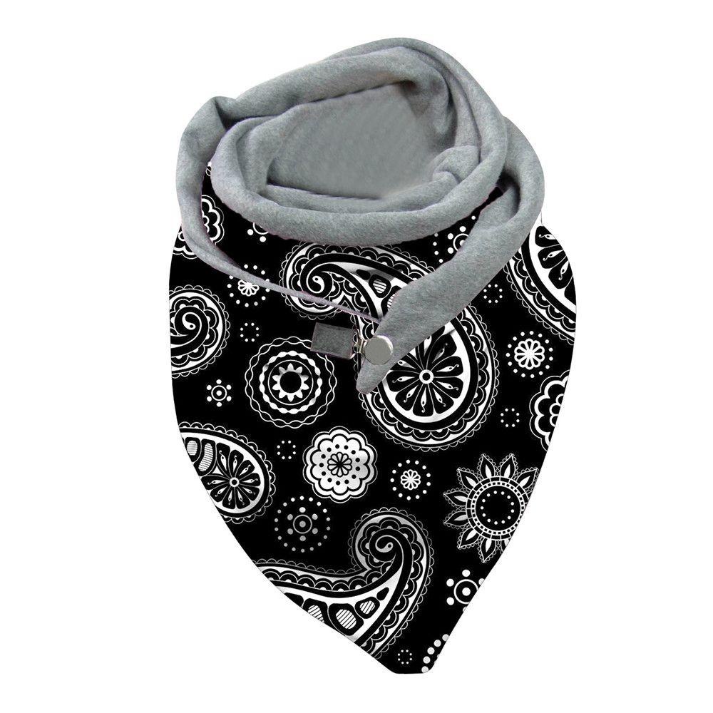 Khăn Choàng Bandana Dày Dặn Thoải Mái Ấm Áp Thời Trang Giáng Sinh
