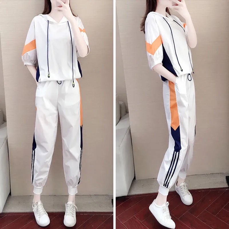 Bộ Đồ Thể Thao Dáng Rộng Thời Trang Mùa Hè Giản Dị Dành Cho Nữ