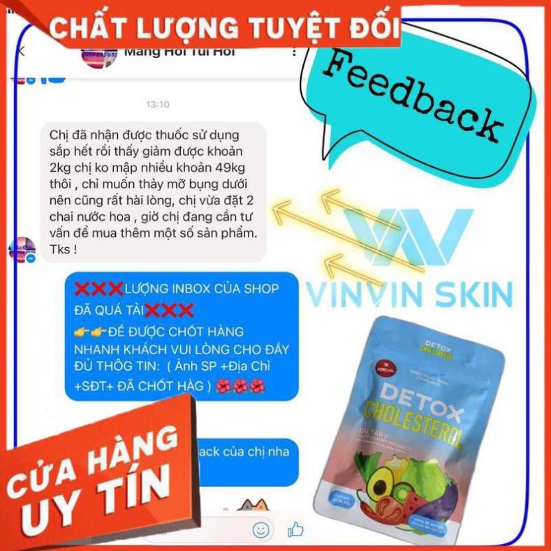 [FREESHIP] CHÍNH HÃNG (Combo Khử mỡ gồm detox + gel khủ mỡ vinvin skin