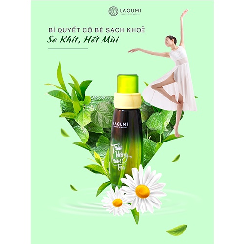 ✅  Dung dịch vệ sinh phụ nữ Lagumi Trầu Không Tràm Trà