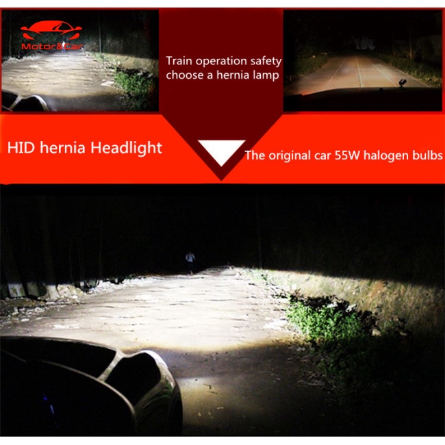 Set 2 bộ đèn pha 55W H4 HID Bi-Xenon 3000-12000K cho xe ô tô