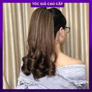 Tóc cột xoăn line ngắn