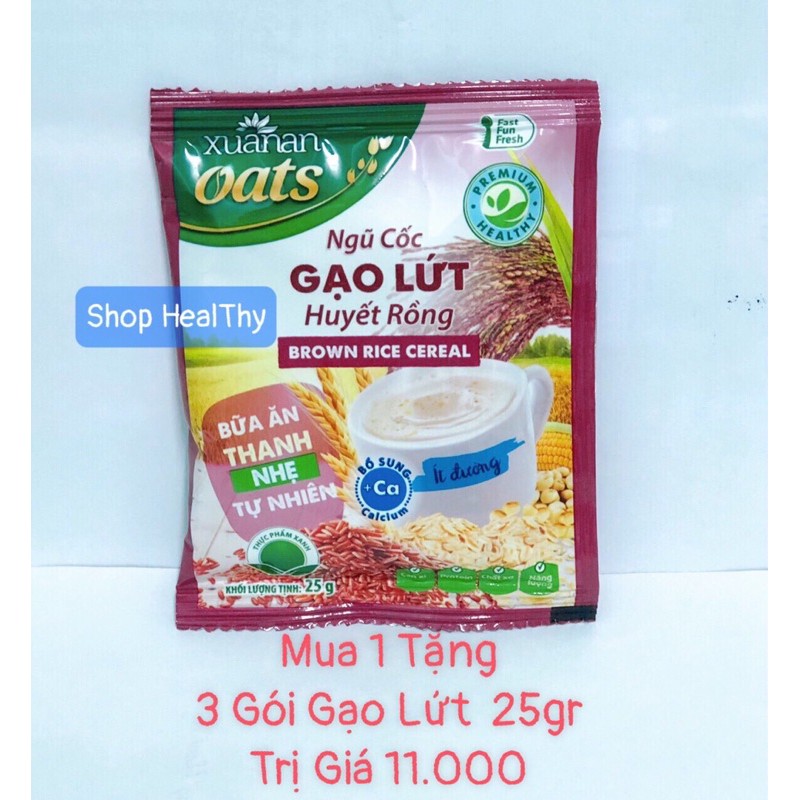 Bột Ngũ Cốc Gạo Lứt Huyết Rồng Xuân An 400gr - Mua 2 Gói 400gr Tặng 1 Cháo YM Gà | BigBuy360 - bigbuy360.vn