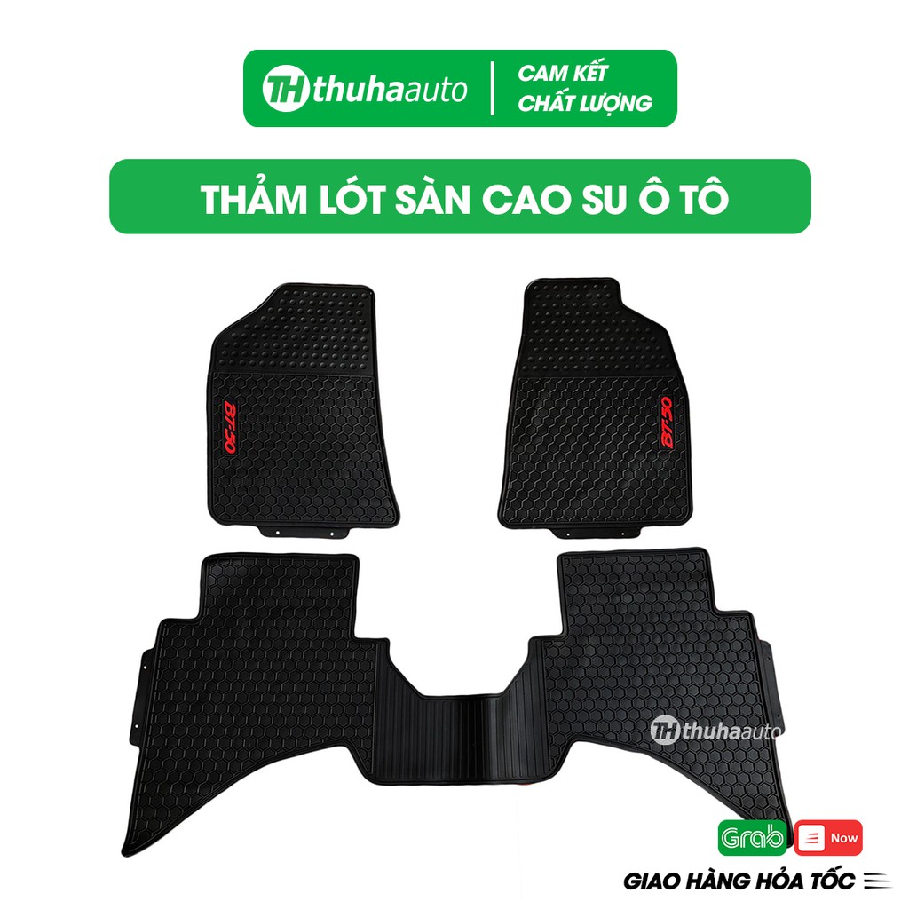 Thảm lót sàn cao su đúc ô tô BT50 MAZDA thiết kế dễ dàng vệ sinh lắp đặt tại nhà không gây mùi khó chịu