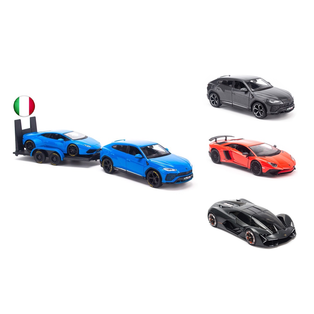 Mô hình Lamborghini Aventador, Huracan, Urus, Veneno, Gallardo 1:24