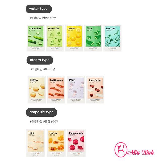 MẶT NẠ GIẤY [MISSHA] Airy Fit Sheet Mask