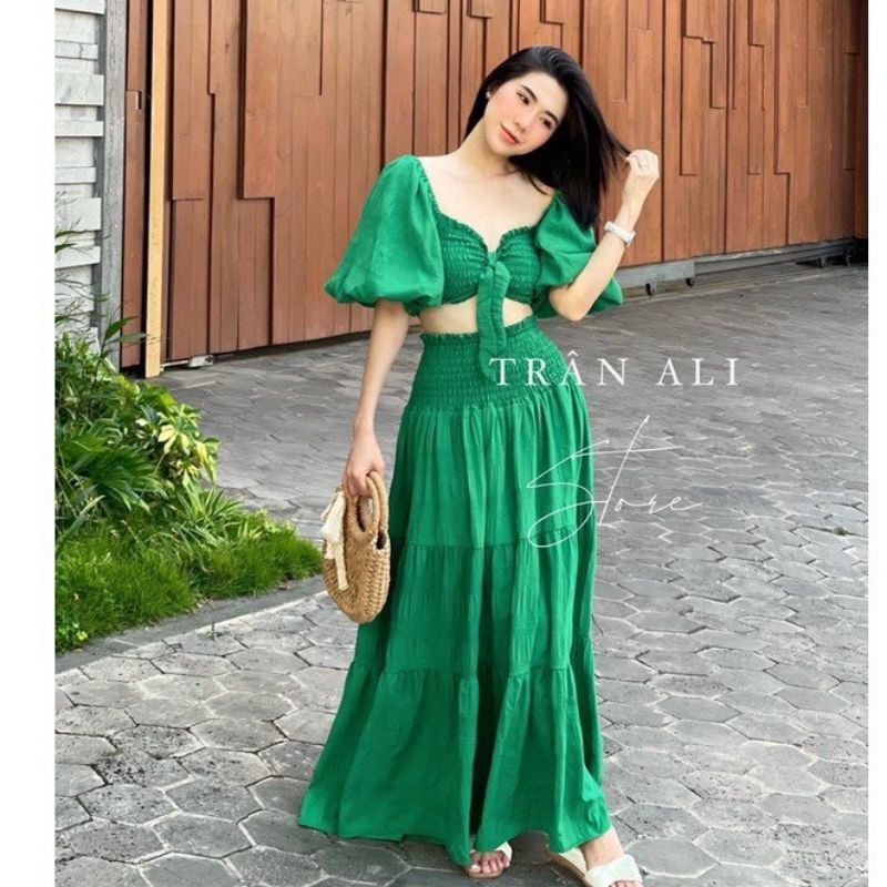 BIGSIZE SET NHÚN MAXI 5 MÀU CHÀO HÈ MẶC ĐƯỢC NHIỀU KIỂU