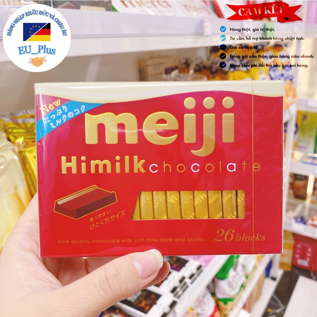 Meiji Chocolate hộp 120gr (26 viên) -  Nhật Bản