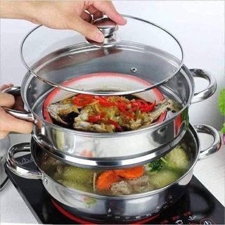 NỒI HẤP INOX 2 TẦNG