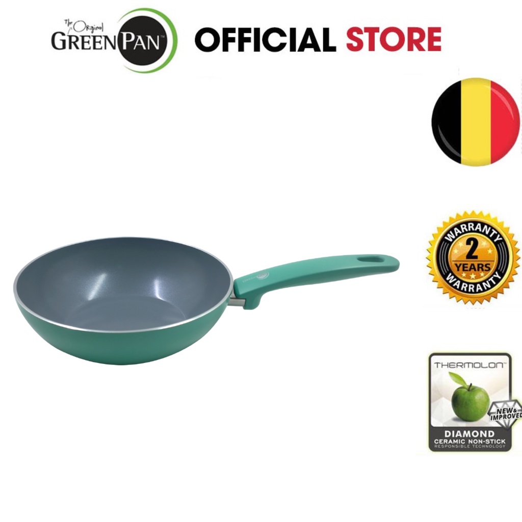 Chảo chống dính ceramic cao cấp GreenPan Cam.Tua 24cm sâu - 643524
