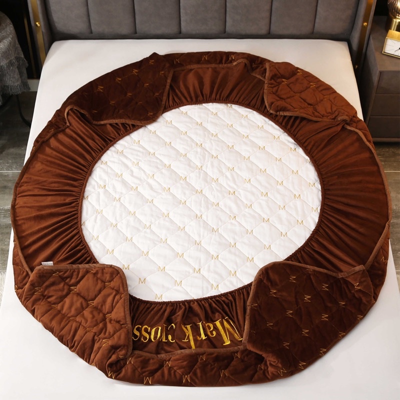 Ga gối nỉ nhung trần bông cao cấp dày dặn nhập khẩu ,Ga gối trải giường cao cấp ấm áp