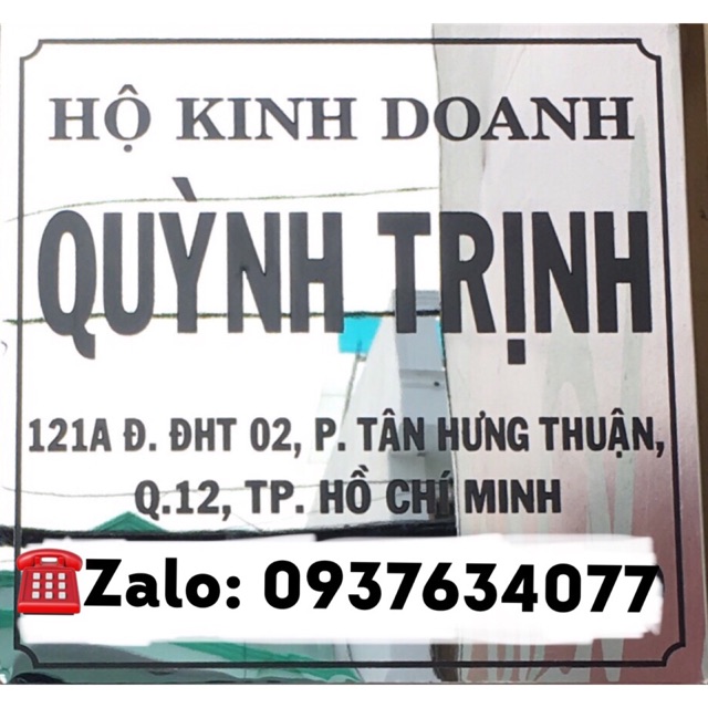 Kho hàng Quỳnh Trịnh SG, Cửa hàng trực tuyến | WebRaoVat - webraovat.net.vn