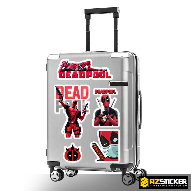 [ Xưởng Bán Sỉ ] 50 Hình Sticker Chủ Đề Deadpool Dán Nón Bảo Hiểm