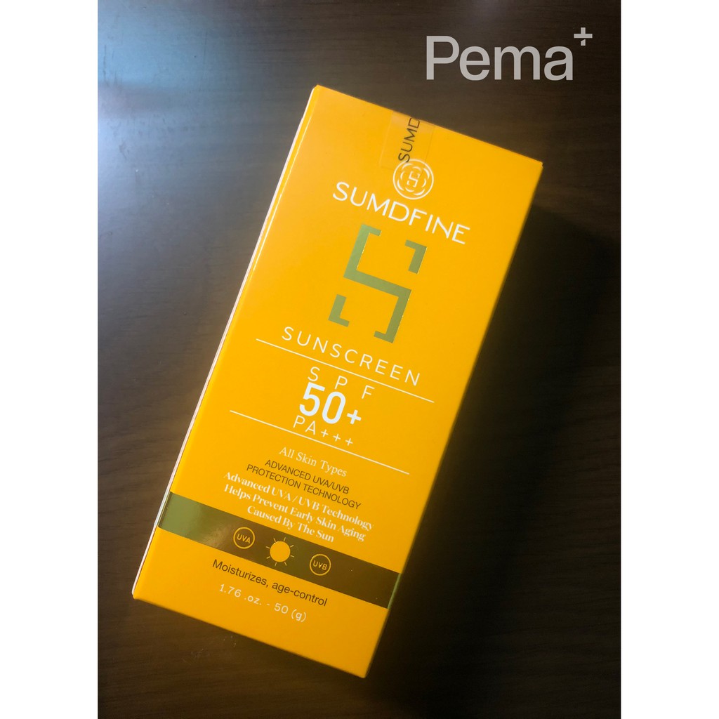 KEM CHỐNG NẮNG SUMDFINE MỌI LOẠI DA - KEM CHỐNG NẮNG VẬT LÝ NÂNG TONE SPF 50+, PA+++