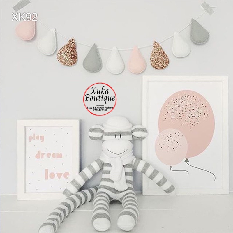 Phụ Kiện Trang Trí Phòng Cho Bé - Dây Treo Tường Hình Giọt Nước