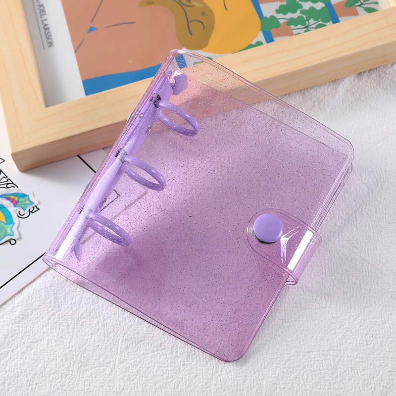 Sổ Tay 3 Lỗ Mini Trong Suốt Chống Thấm Nước Tiện Dụng