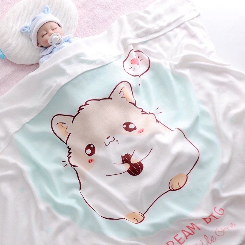 Khăn lụa mềm đa năng cho bé.