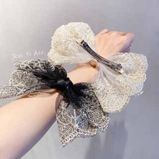 Kẹp Tóc Đính Nơ Vải Chiffon Xinh Xắn Cho Nữ