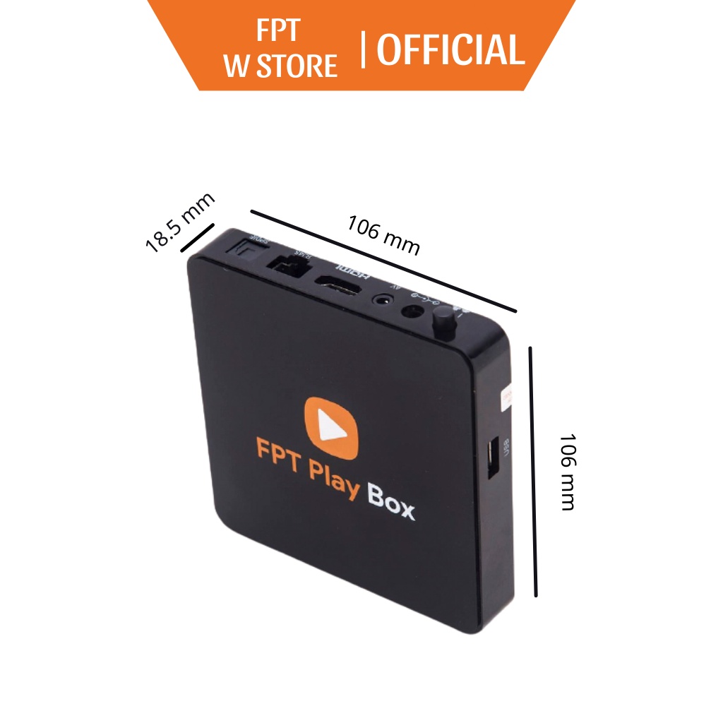 FPT Play Box+ S500 RAM 1GB Android 10 [New 100%] Thiết Bị Truyền Hình Điều Khiển Giọng Nói Biến TV Thường Thành Smart TV