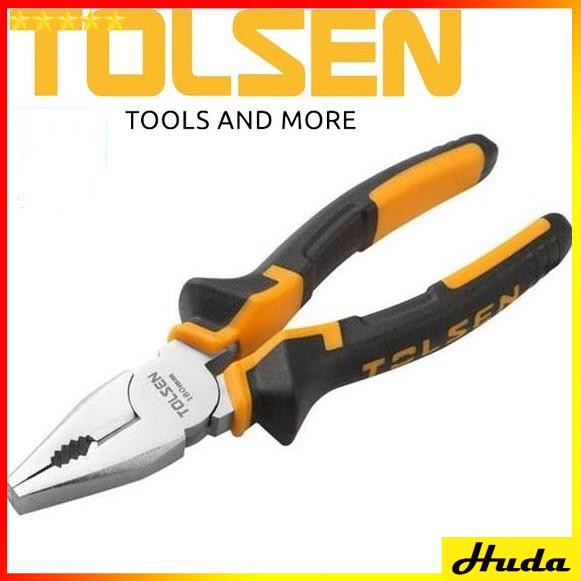 [Tolsen Chính Hãng] TP HCM -  Bộ 3 Kìm Răng Điện Kềm Cắt Kìm Nhọn 6 inch 160 mm TOLSEN 10000_3 - Chất lượng