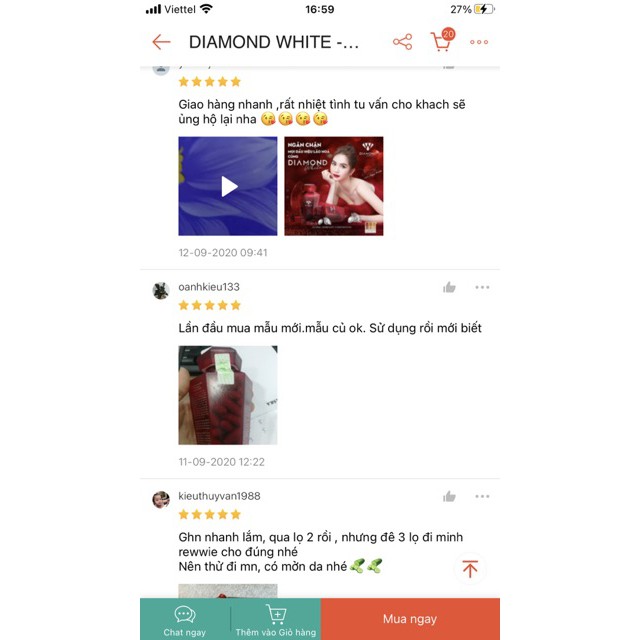 (Full 60v) Diamond white và beauty plus viên uống trắng da ngọc trinh | BigBuy360 - bigbuy360.vn