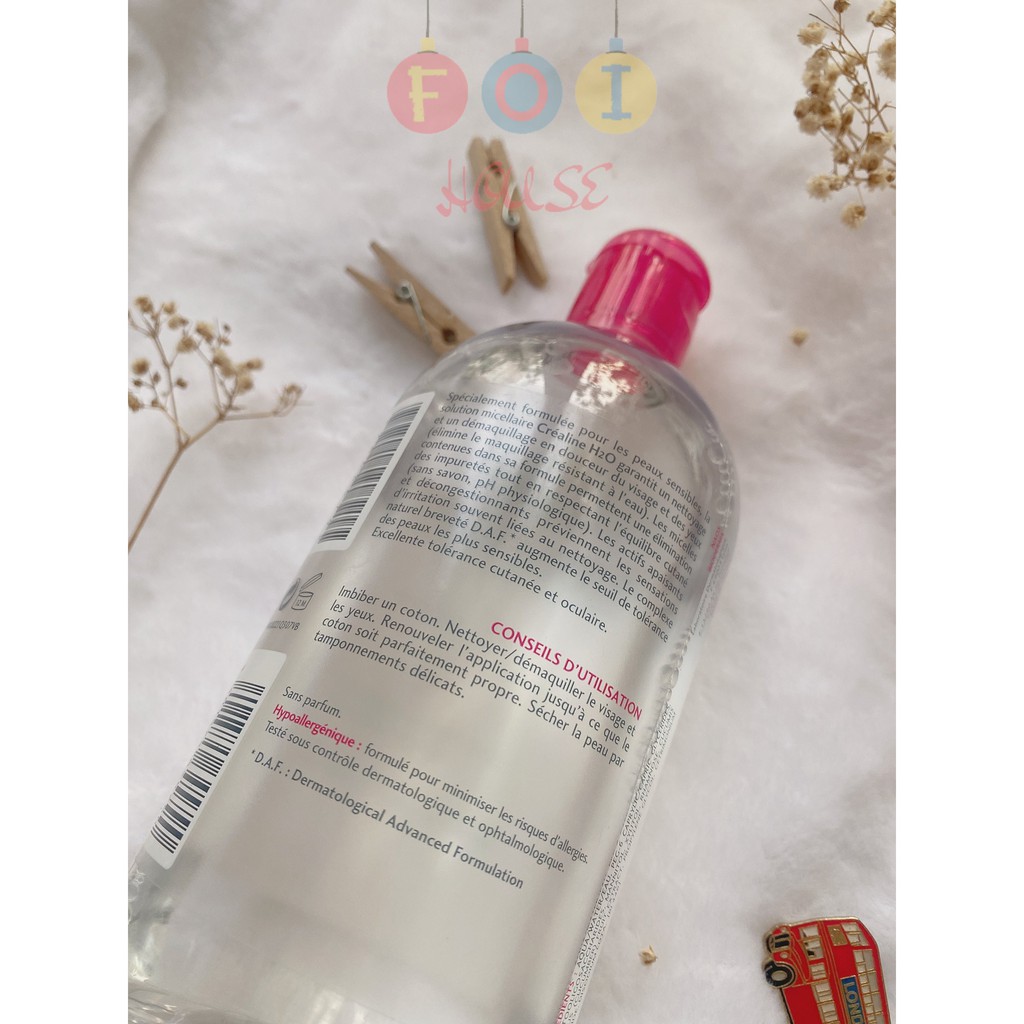 Nước Tẩy Trang Bioderma Crealine H2O Solution Micellaire 500ml | BigBuy360 - bigbuy360.vn