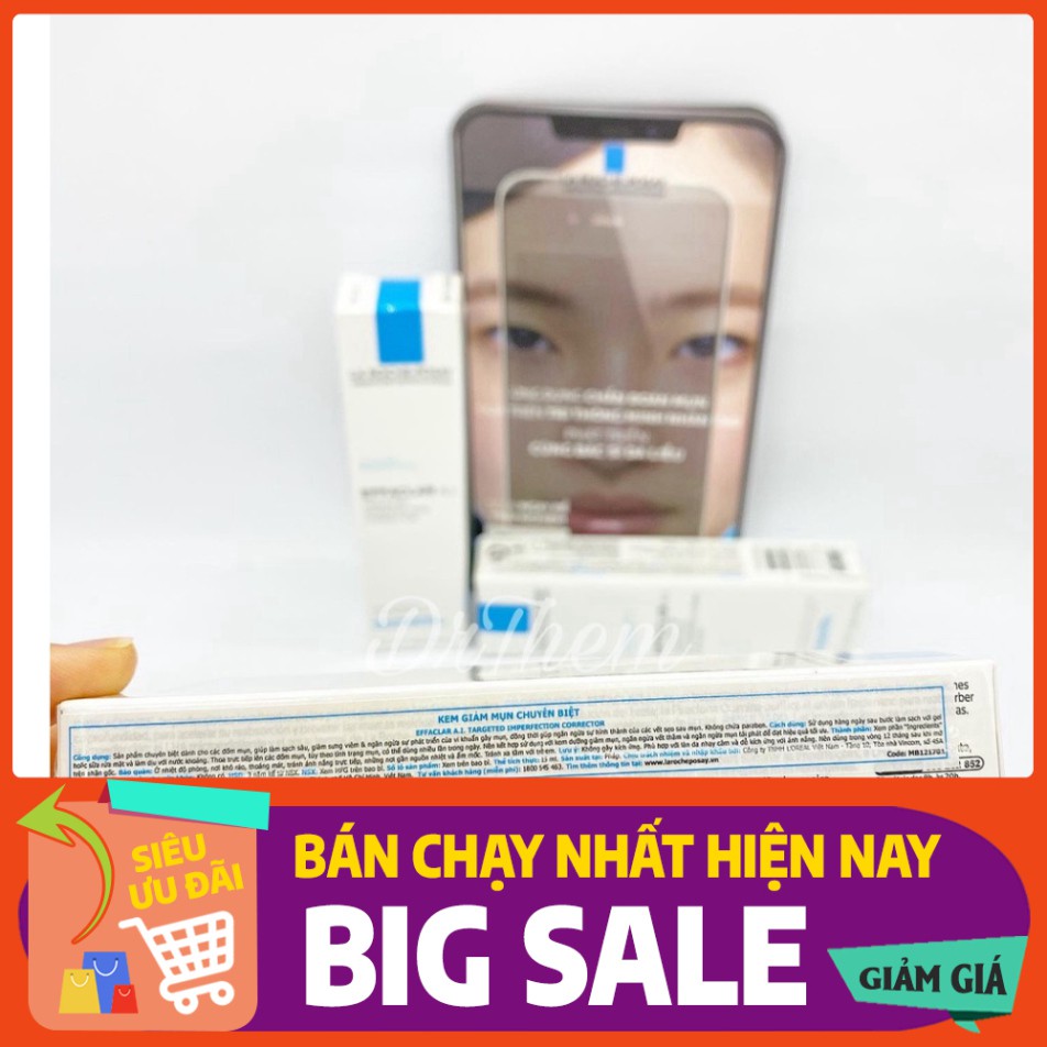 ✅[CHÍNH HÃNG] Kem Giảm Mụn Chuyên Biệt La Roche Posay Effaclar A.I Targeted Imperfection Corrector  15ml - LaRoche AI