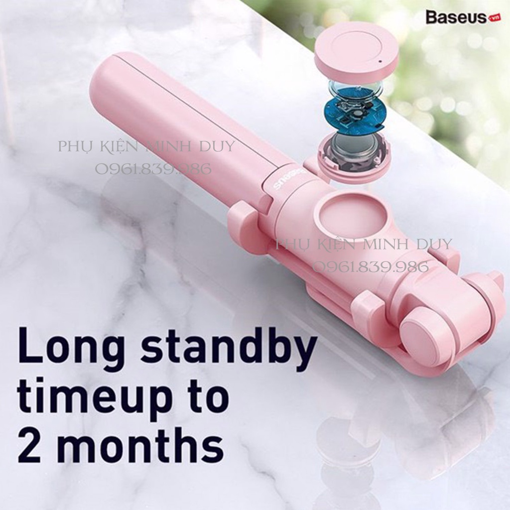 Gậy tự sướng tích hợp Tripod chân xếp gọn Baseus Lovely