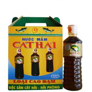 Nước mắm cát hải 27 độ đạm 500ml