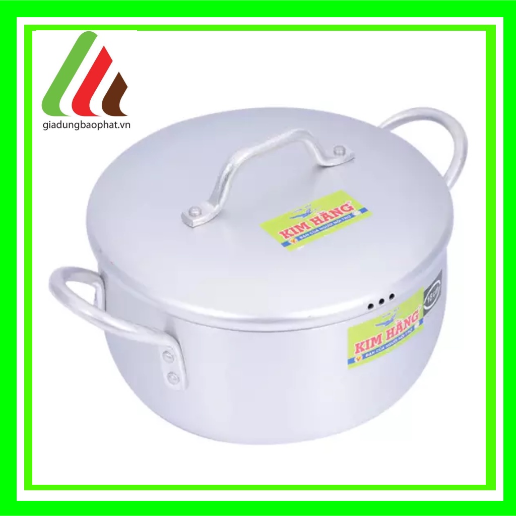 Nồi nhôm kiểu Nhật Kim Hằng 16 18 20 22 24 26 28 30 Chính hãng