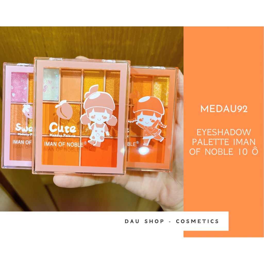 Bảng phấn mắt 10 ô Cute Makeup Palette Iman Of Noble | BigBuy360 - bigbuy360.vn