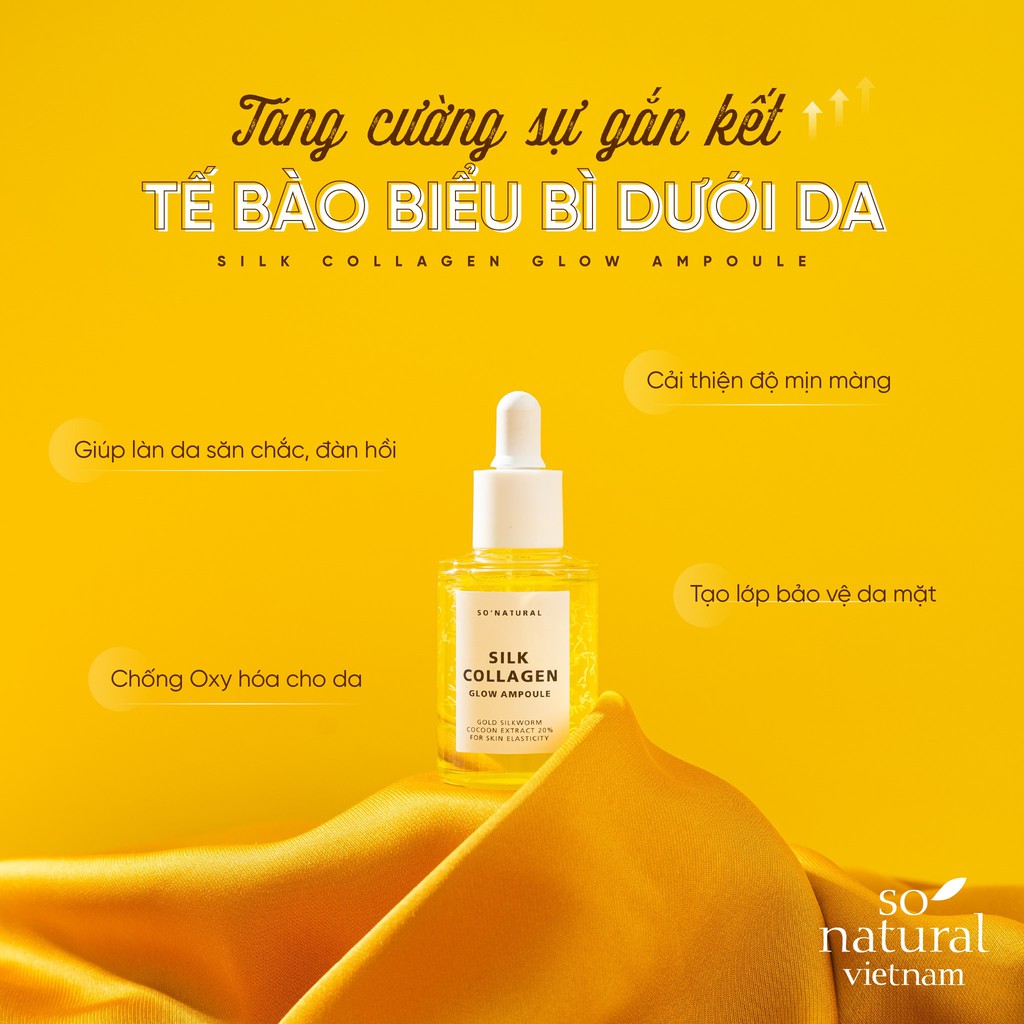 Combo Dưỡng Da Clear Stick Và Silk Collagen Ampoule Chính Hãng So Natural