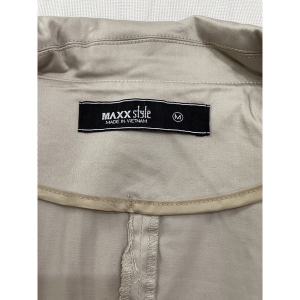 Áo vest Ninomaxx kaki 1 lớp tay lỡ (Dơ nhẹ) - Thanh lý vnxk