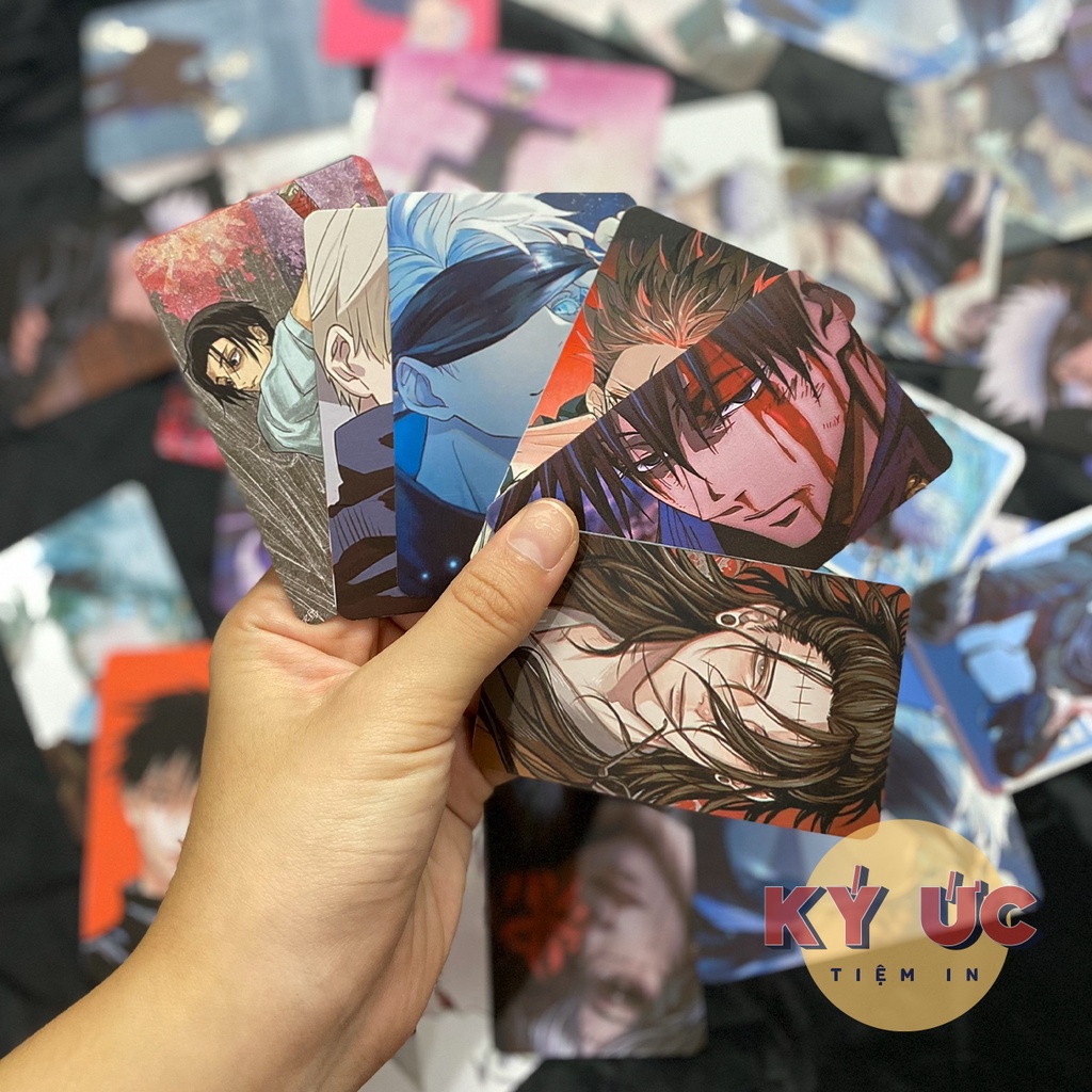 Combo 10 Card bo góc anime Jujutsu Kaisen