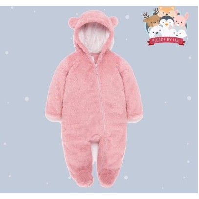 Body gấu liền quần tất lông cừu mềm mại ấm áp Lullaby