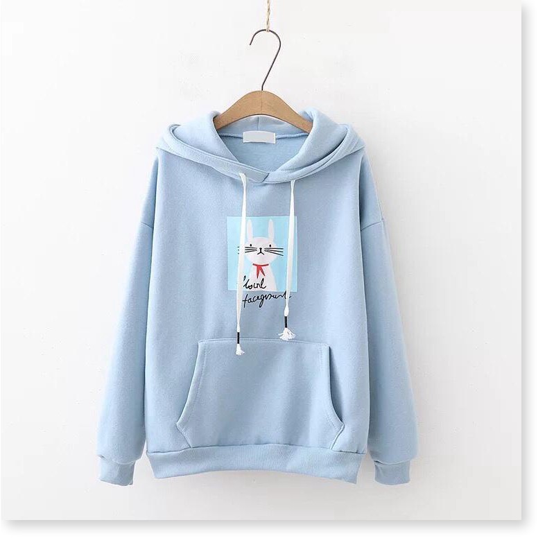 áo khoác hoodie nữ tai thỏ  NEW SKY MAX mới nhất năm thịnh 1