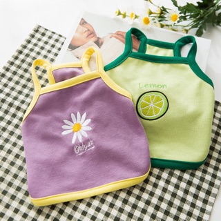 Áo croptop cho chó mèo len tăm mềm mịn xịn mát ❤️❤️