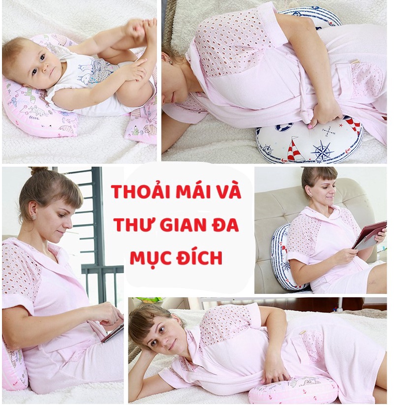 Gối Bà Bầu Cánh Tiên Cao Cấp Đa Năng-gối Bầu Kê Bụng Nâng Đỡ Bụng Bầu Giảm Đau Lưng Hiệu Quả Có Thể Điều Chỉnh Được